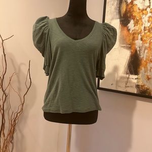Blouse dark green